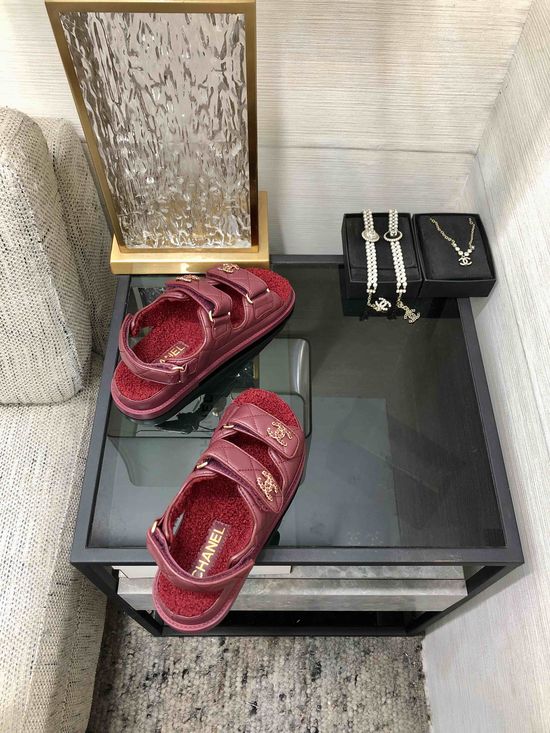 Gucci High-Quality Velcro Strap Sandals with Warm Lining