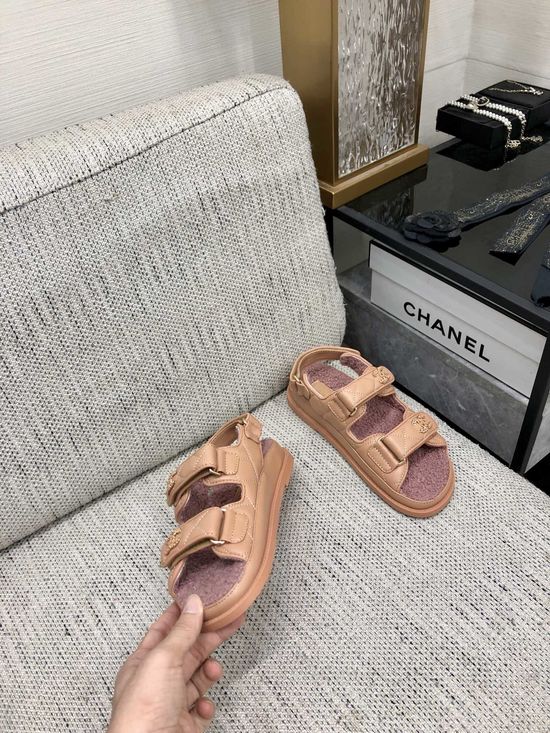 Gucci High-Quality Velcro Strap Sandals with Warm Lining