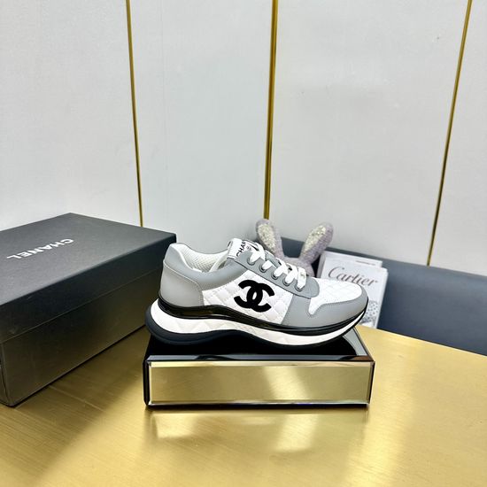 Chanel Classic Embroidered Casual Sneakers Versatile Comfort Footwear