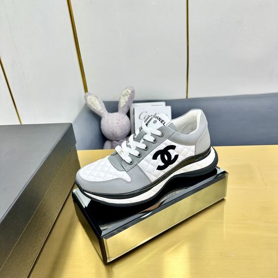 Chanel Classic Embroidered Casual Sneakers Versatile Comfort Footwear