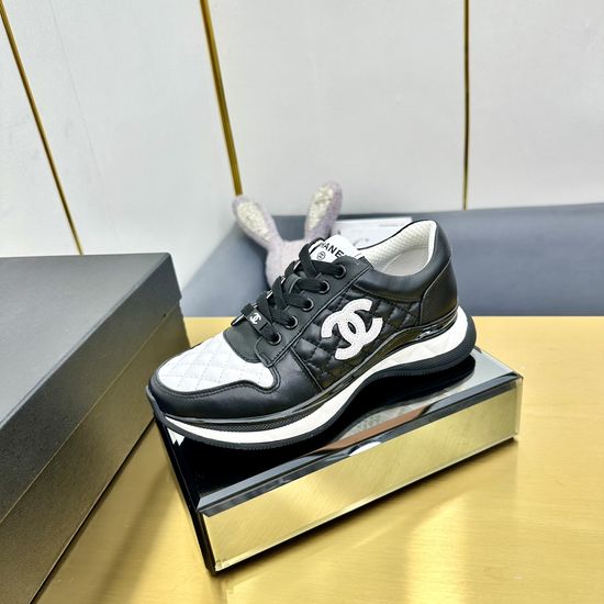 Chanel Classic Embroidered Casual Sneakers Versatile Comfort Footwear