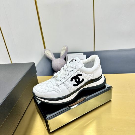 Chanel Classic Embroidered Casual Sneakers Versatile Comfort Footwear