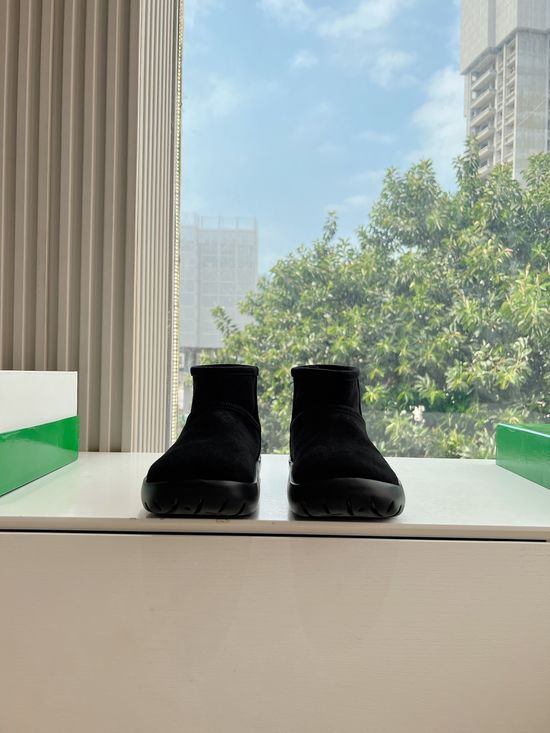 Bottega Veneta Suede Winter Boots Fleece Lining Non-slip Sole