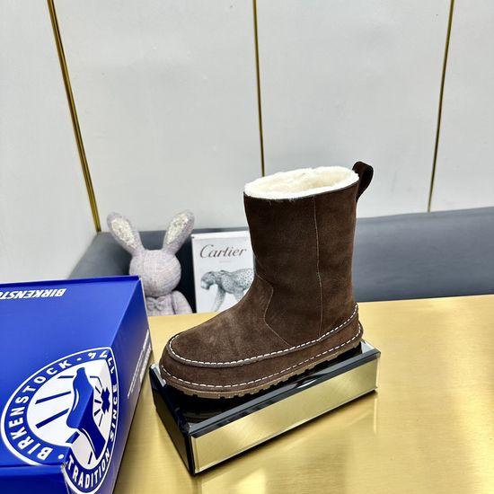 Kenzo Thick Sole Suede Snow Boots Warm Lining Easy Slip On