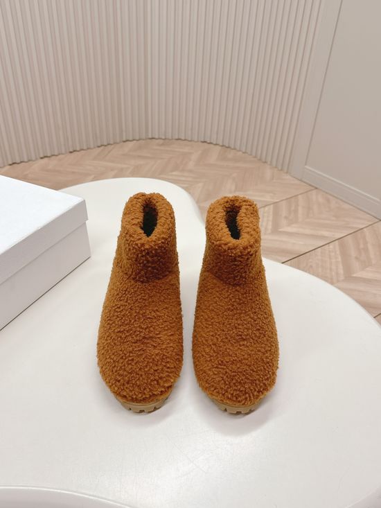 Prada Wool Lined Comfortable Fashion Ankle Boots Soft Sole
