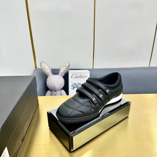 Chanel Quilted Leather Comfortable Versatile Fashion Sneakers