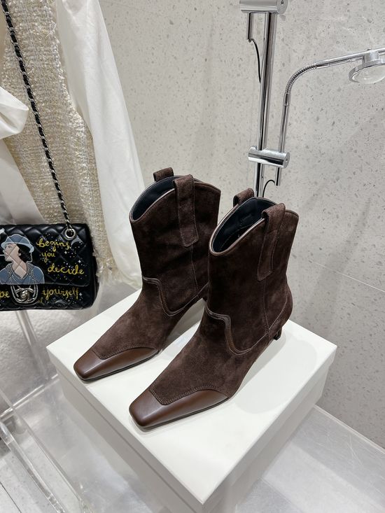 Unfolio Vintage Western Style Comfortable Casual Ankle Boots