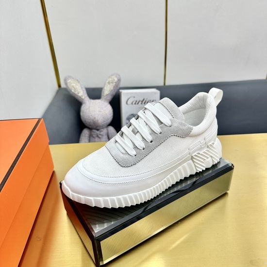 Hermes Premium Color Block Casual Athletic Sneakers
