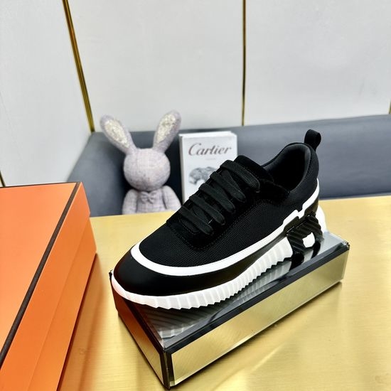 Hermes Premium Color Block Casual Athletic Sneakers