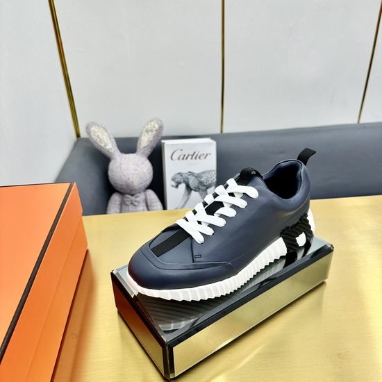 Hermes Classic Color Block Casual Comfortable Walking Shoes