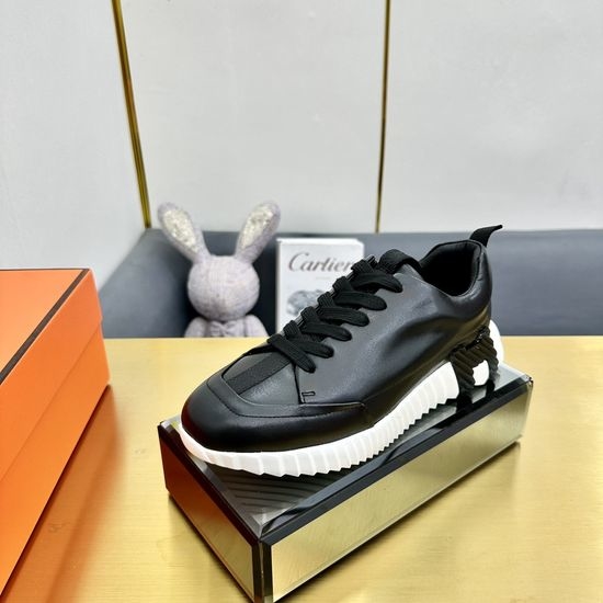 Hermes Classic Color Block Casual Comfortable Walking Shoes