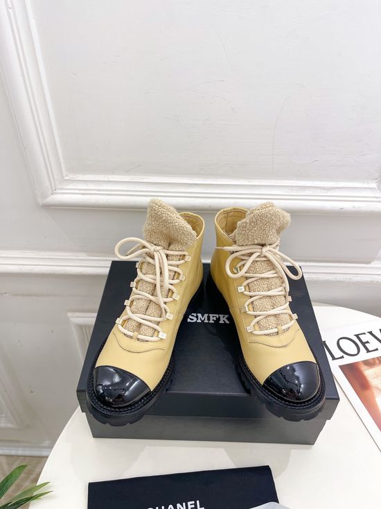 Chanel Elegant Knee-High Boots with Custom Molded Sole