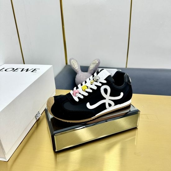 Loewe Retro Style Low Top Casual Training Sneakers