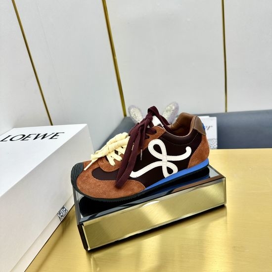 Loewe Retro Style Low Top Casual Training Sneakers