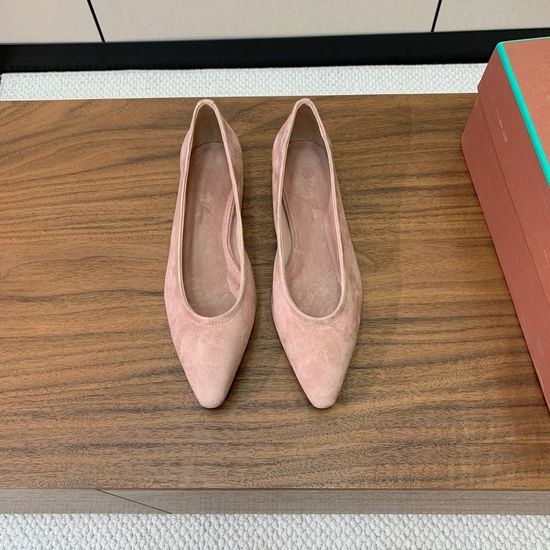 Loro Piana Cashmere Flat Shoes with Timeless Minimalist Look