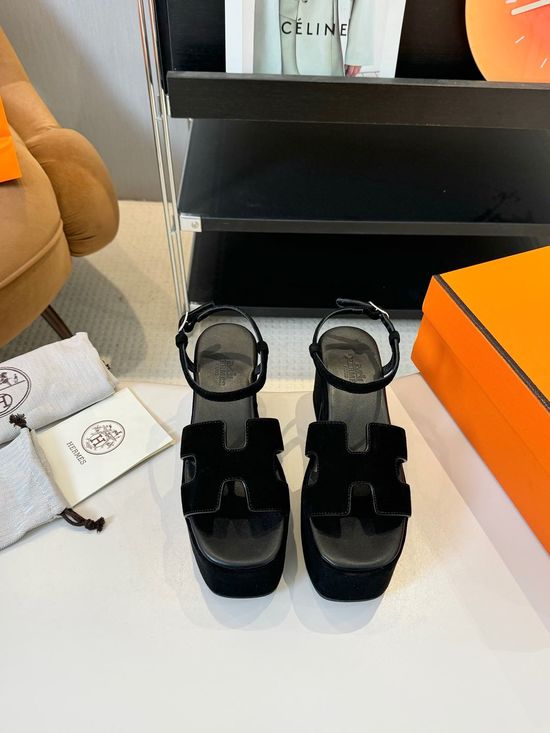 Hermes Wedge Heel Platform Comfortable Non-slip Casual Sandals