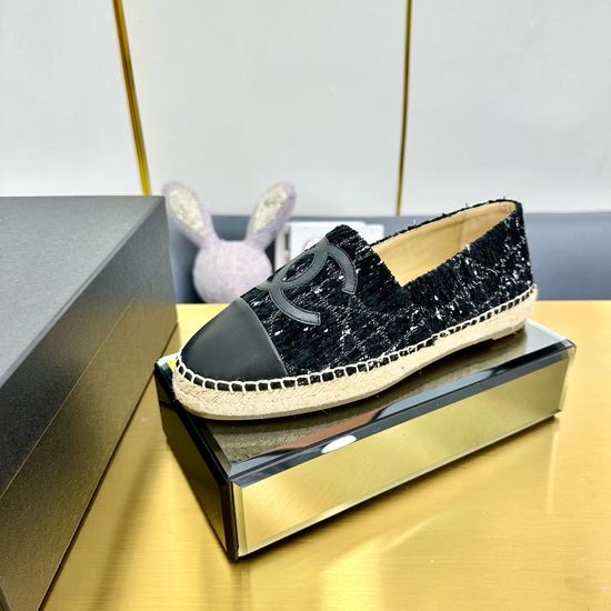 Chanel Classic Espadrilles Slip On Casual Comfortable Shoes