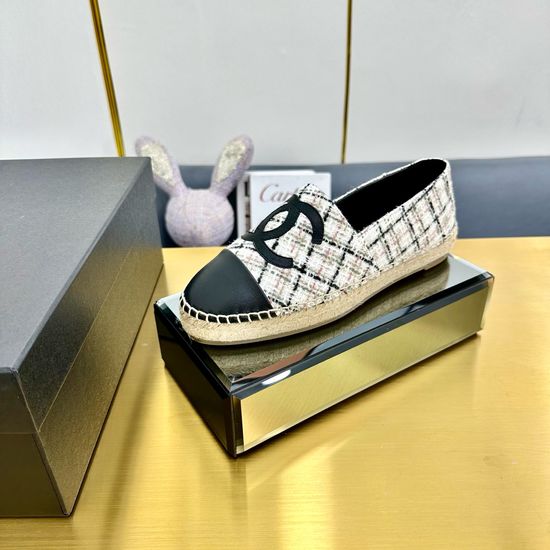 Chanel Classic Espadrilles Slip On Casual Comfortable Shoes