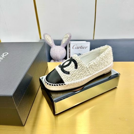Chanel Classic Espadrilles Slip On Casual Comfortable Shoes