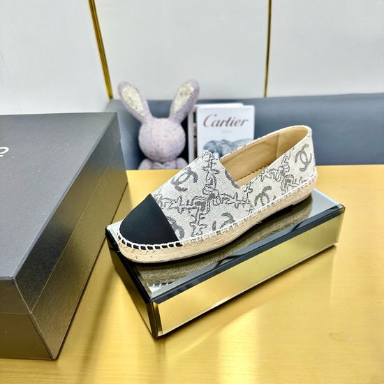Chanel Classic Espadrilles Slip On Casual Comfortable Shoes