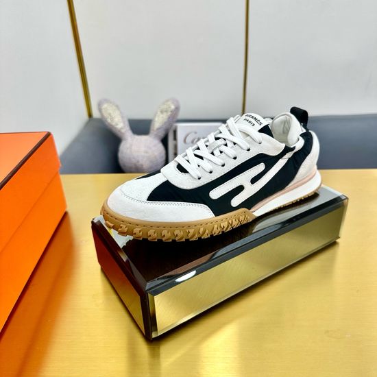 Hermes Comfortable Breathable Premium Leather Casual Sneakers