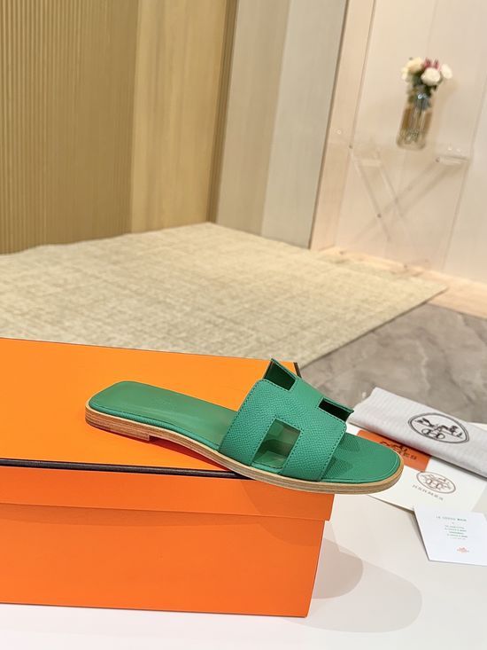 Hermes Classic Premium Leather Shoes with Genuine Leather Sole