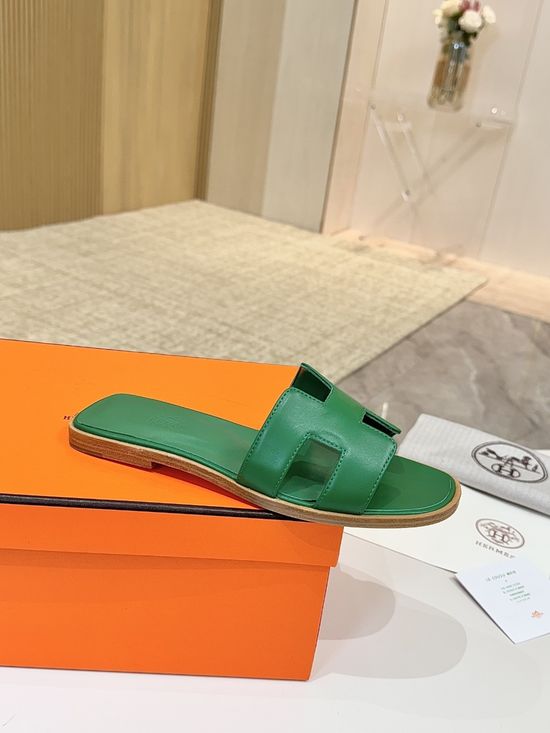 Hermes Classic Premium Leather Shoes with Genuine Leather Sole