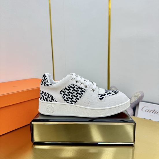 Hermes Breathable Mesh Lace-up Lightweight Casual Sneakers