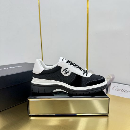 Chanel Contrast Color Thick Sole Comfortable Casual Sneakers