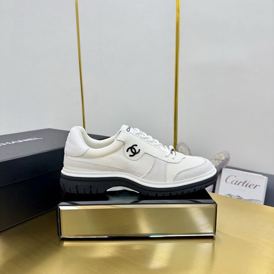 Chanel Contrast Color Thick Sole Comfortable Casual Sneakers