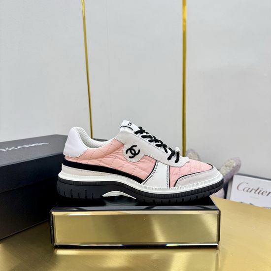 Chanel Contrast Color Thick Sole Comfortable Casual Sneakers