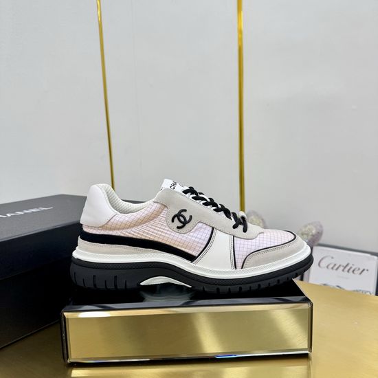 Chanel Contrast Color Thick Sole Comfortable Casual Sneakers
