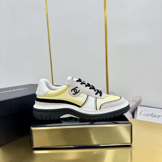 Chanel Contrast Color Thick Sole Comfortable Casual Sneakers