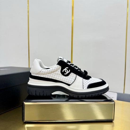 Chanel Contrast Color Thick Sole Comfortable Casual Sneakers