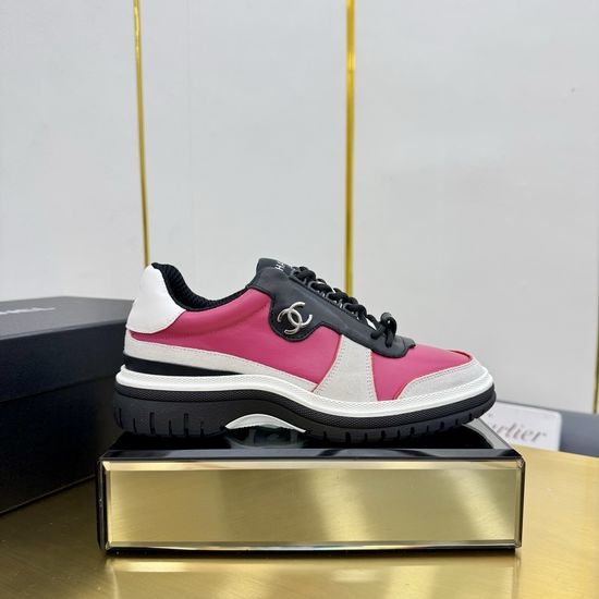 Chanel Contrast Color Thick Sole Comfortable Casual Sneakers