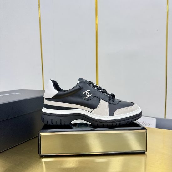 Chanel Contrast Color Thick Sole Comfortable Casual Sneakers
