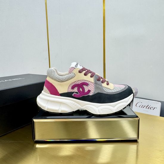 Chanel Classic Design Sneakers with Multicolor Elements