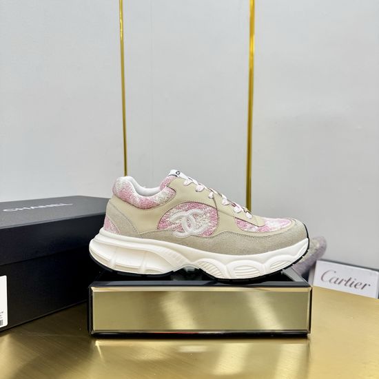 Chanel Classic Design Sneakers with Multicolor Elements