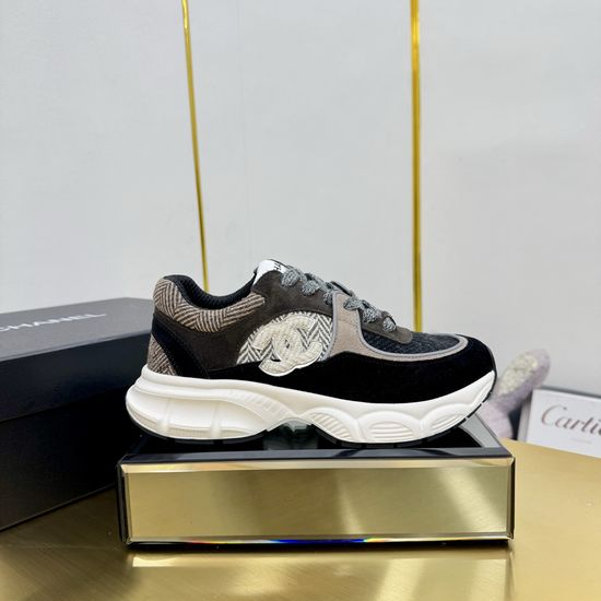 Chanel Classic Design Sneakers with Multicolor Elements