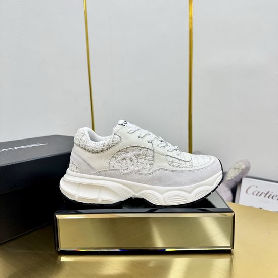 Chanel Classic Design Sneakers with Multicolor Elements