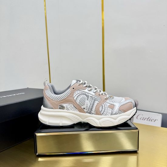 Chanel Embroidered Leather Casual Versatile Comfortable Sports Sneakers
