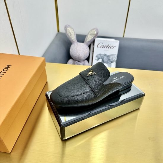 Louis Vuitton LV Elegant Leather Mary Jane Shoes With Premium Sole