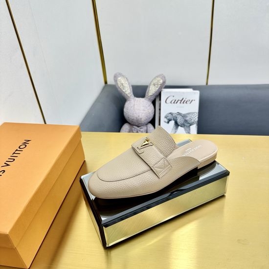 Louis Vuitton LV Elegant Leather Mary Jane Shoes With Premium Sole