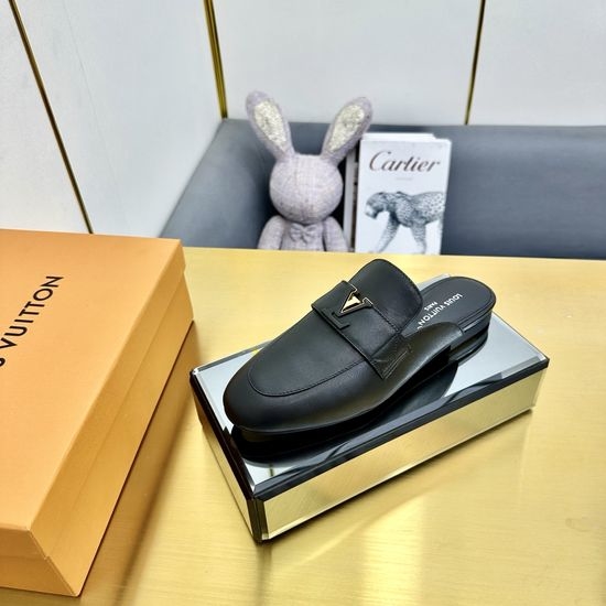 Louis Vuitton LV Elegant Leather Mary Jane Shoes With Premium Sole