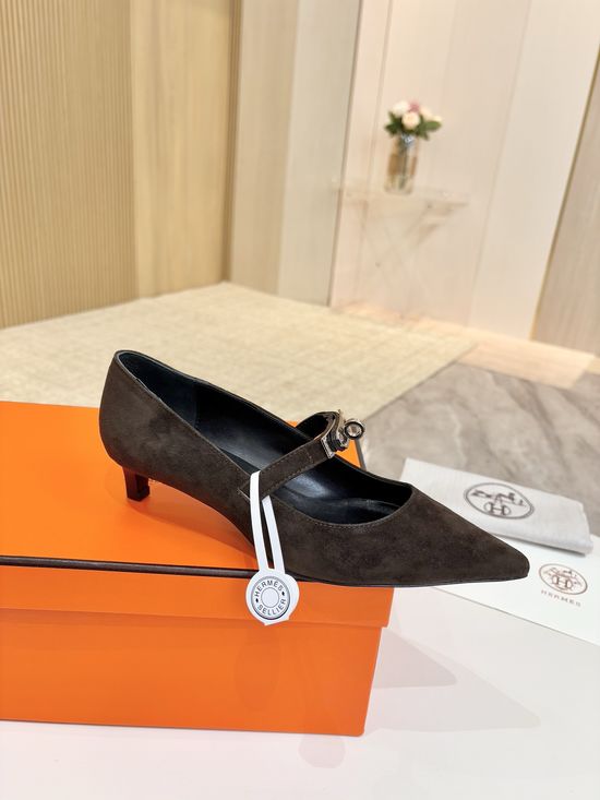 Hermes Suede Upper, Mixed Sheepskin Lining, Premium Sole