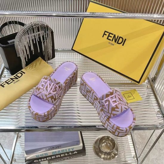 Fendi Premium Woven Slides with Soft Goatskin Lining