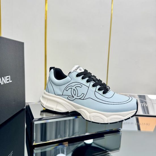 Chanel Premium Graffiti Leather Casual Comfortable Fashion Sneakers