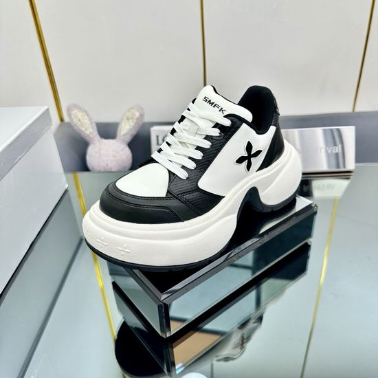 SMFK Breathable Mesh Upper Thick Sole Comfortable Sneakers