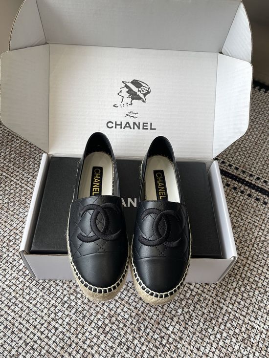 Chanel Espadrille Slip On Shoes Comfortable Casual Daily Wear
