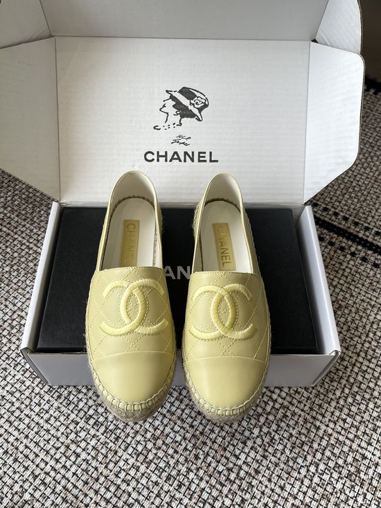 Chanel Espadrille Slip On Shoes Comfortable Casual Daily Wear